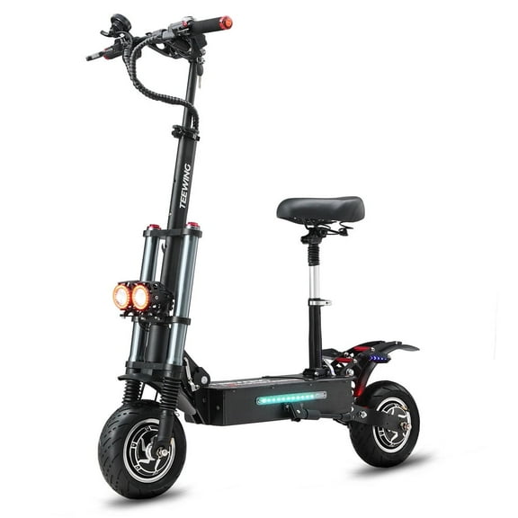 Teewing X3 Electric Scooter 3200W Dual Motor Electric Scooter for Adults Fast 40 mph 50 Miles Long Range 10'' Road Tires