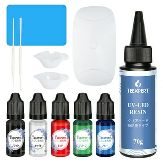 CraftyBook UV Epoxy Resin Kit with Light and Jewelry Molds - 7oz Daylight  Casting Clear UV Resin and UV Curing Lamp