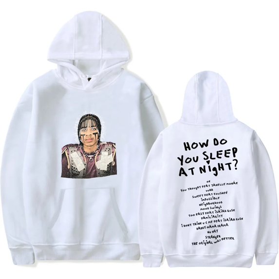 Teezo Touchdown Spend the Night Tour Setlist Hoodie Unisex Long Sleeved Trendy Casual Streetwear Merch