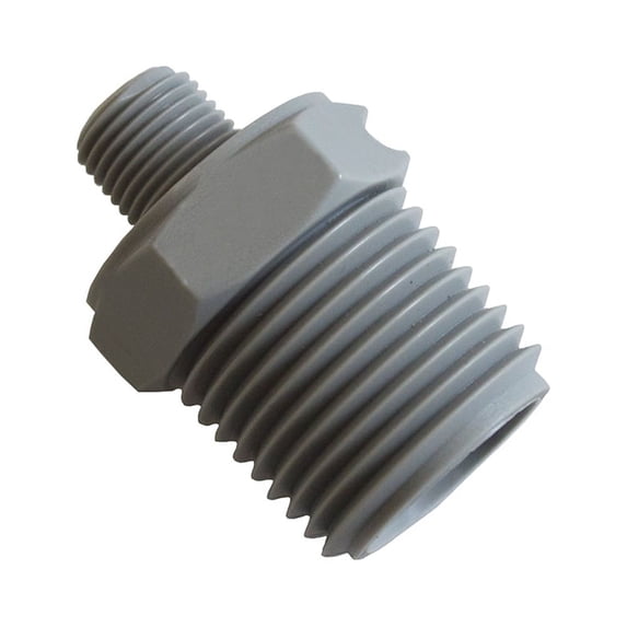 Tefen Fitting Pipe Reducing Nipple 3/4in. NPT x 1/4in. NPT 10 Pack