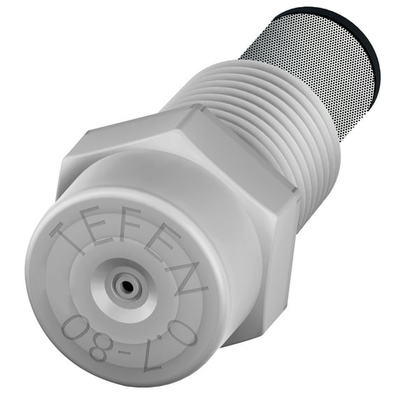 Tefen Fogger Misting Nozzle with Stainless Steel Filter 1/8" NPT 1 GPH 100 Pack