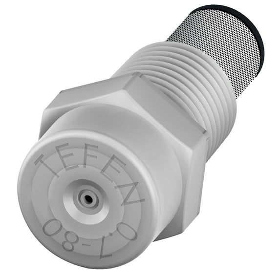Tefen Fogger Misting Nozzle with Stainless Steel Filter 1/8" NPT 1 GPH 100 Pack