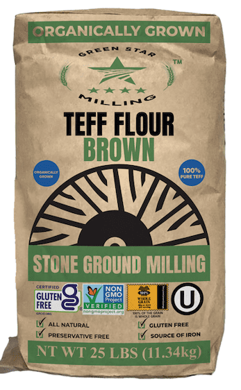 Teff Flour Brown 25 lbs