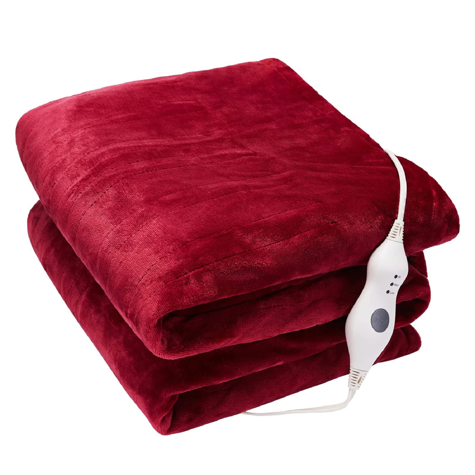 Tefici Electric Heated Blanket Throw, Super Cozy Soft Flannel 50" x 60