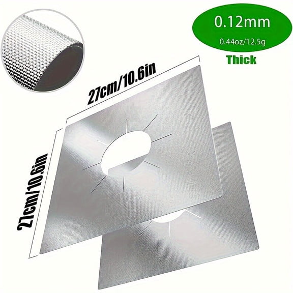 Teflon Gas Stove Protective Cover, 0.12Mm Thick, Reusable, Non-Stick, Easy to Clean Kitchen/Cooking Mat for Home Kitchen Supplies