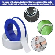 Teflon Tape 1/2 InchW X 300 InchesL Teflon Duct Sealant Tape for Shower Head, Plumbing Thread Tapes, Water Pipe Sealing Plumbers PTFE Thread Seal, Pipe Dope Plumbers Accessories