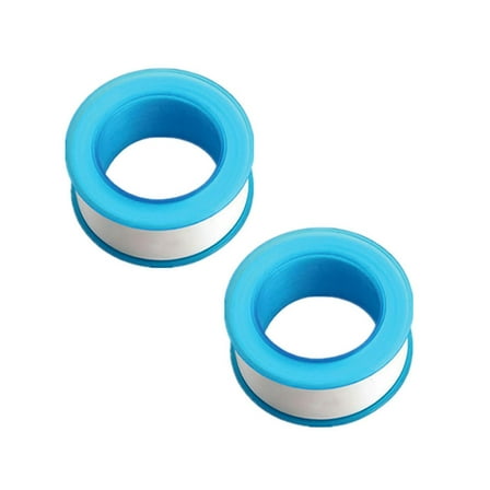 Teflon Tape, Industrial Thread Seal PTFE Tapes, Heavy Duty Plumbing Waterproof Seal Tape for Plumber, Air Head, Thread Pipe, 2 Pcs, 0.59x236.22"