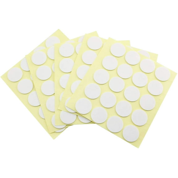 Tegg Wick Stickers 100PCS 2cm Heat-Resistant Double-Sided Stick-ums Stickers for Candle Making
