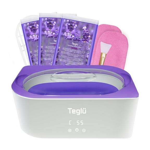 Paraffin Wax Machine for Hand and Feet, 4000ML Paraffin Wax Warmer Set with Accessories, 1350g, Paraffin Wax/Glove/Brush,200 W, White