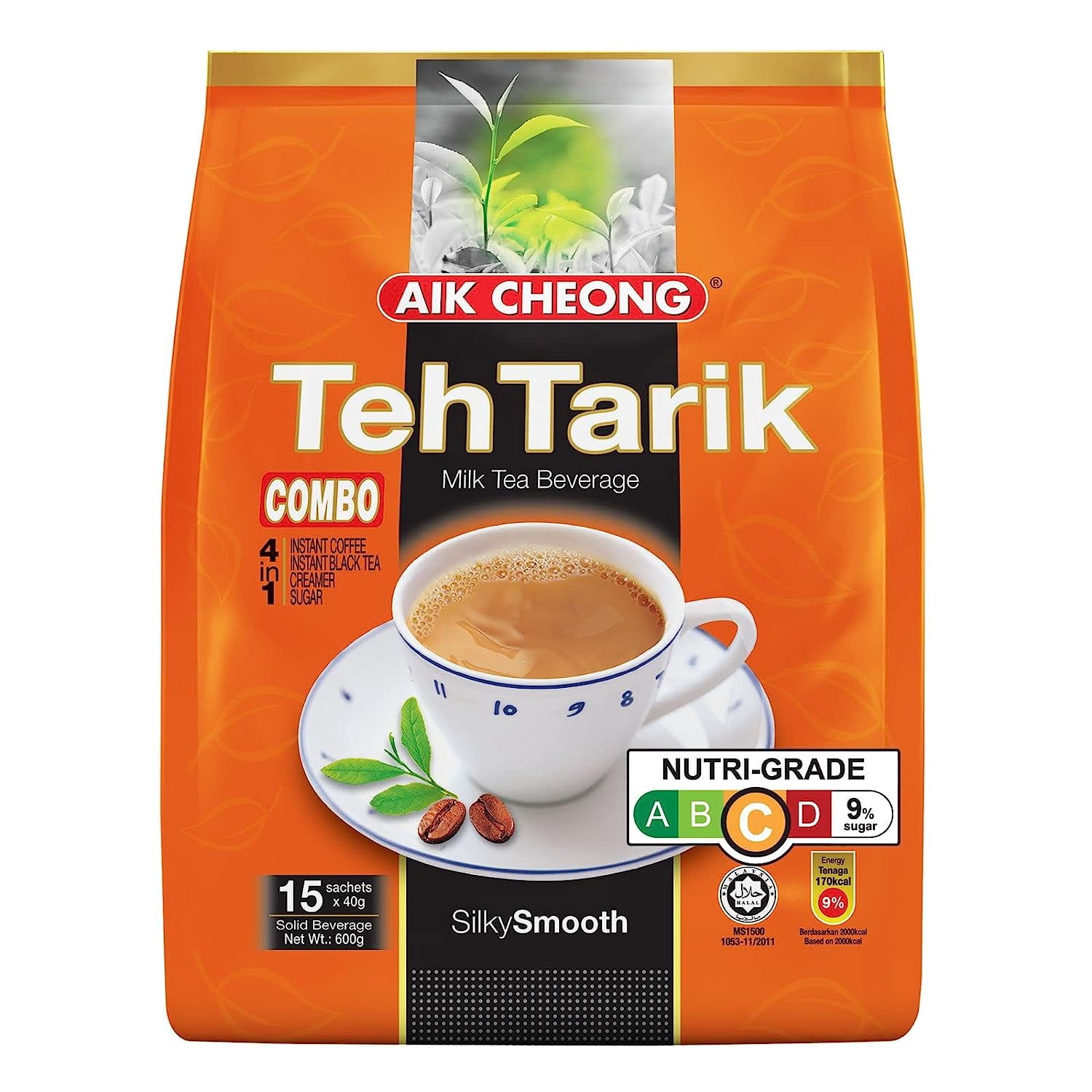 TehTarik Combo Milk Tea Beverage 4-in-1, 600g