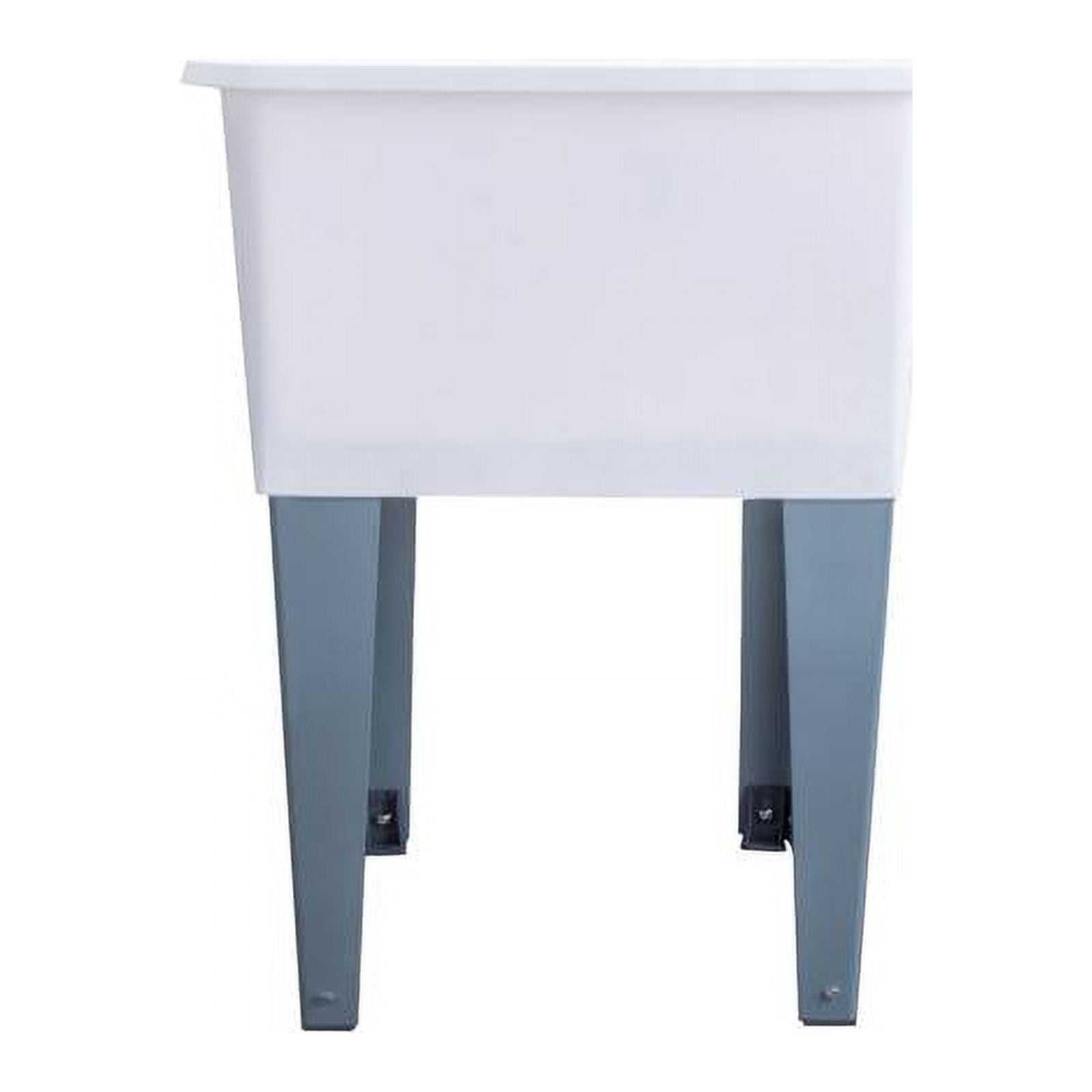 Tehila 17.75 x 23.25 in. Freestanding Thermoplastic Utility Sink, White