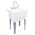 thumbnail image 1 of Tehila 19 Gallon Utility Sink with Stainless Steel High Rise Kitchen Faucet 6501, 1 of 9
