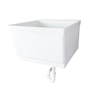 Tehila Wall Mounted Laundry Faucet Utility Sink with Drain Assembly Kit