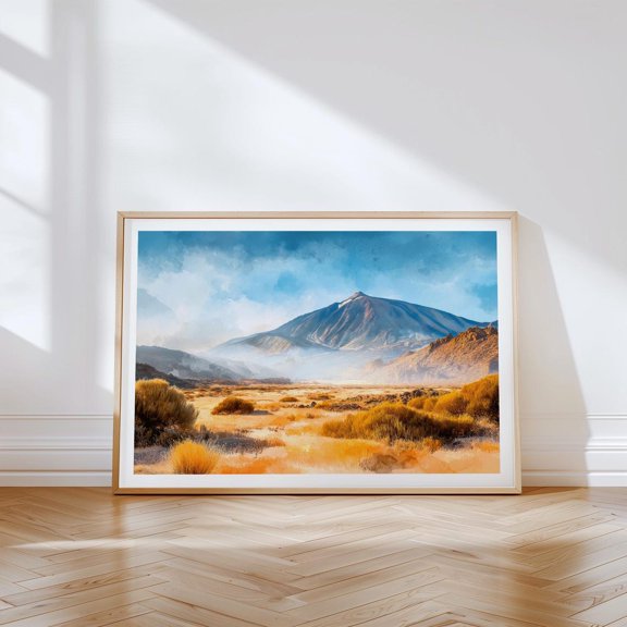 Teide National Park Tenerife Canary Islands Wall Art Home Decor