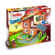 Teifoc Villa with Garage Brick Building Set