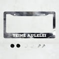 thumbnail image 1 of Teine Aulelei Style License Plate Prame Aluminium Rust-Proof Auto Parts License Plate Decorative Screws Fit Standard 2 Holes 1 U.S. License Plate, 12.2x 6.3 Inch, 1 of 6