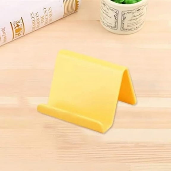 Teissuly 1 Pack Portable Cell Phone Stand Holder for Desk, Foldable Pocket-Sized Mount, Universal Desktop Mobile Phone Kickstand Compatible with iPhone IPads Kindle Android Colorful