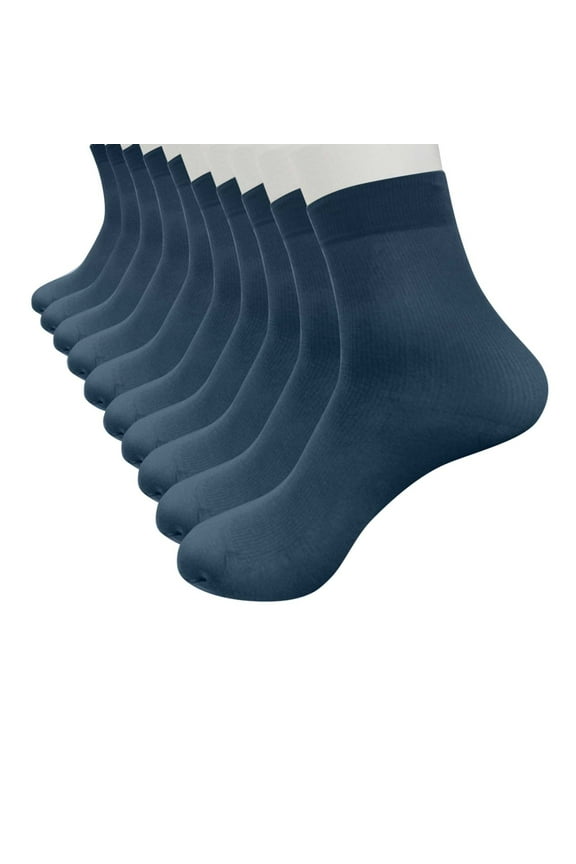 10 Pairs Fiber Ultra-thin Elastic Silky Short Silk Stockings Men Socks