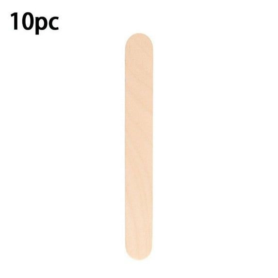 Teissuly 10PCS Wooden Body Hair Removal Sticks Wax Waxing Disposable Sticks