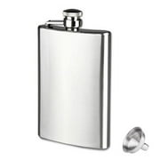 Teissuly 10oz Hip Flask for Men, Leak Proof Stainless Steel Liquor Flask Pocket Whiskey Alcohol Drinkware for Party Camping Travel or Gift