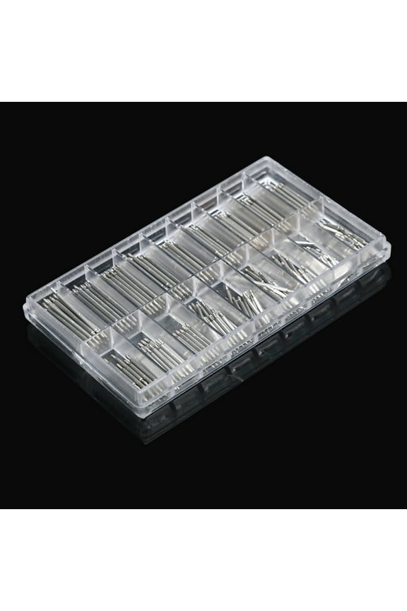 180pcs Stainless Steel Watch Band Spring Bars Strap Link Pins 8-25mm Repair Kit