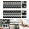 thumbnail image 1 of Teissuly 18pcs Self Adhesive Black Wall Art Kitchen Tile Sticker, 1 of 9