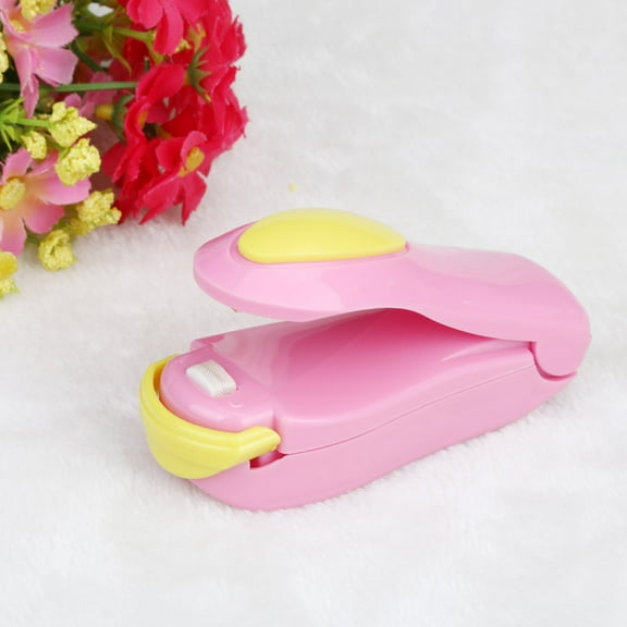Teissuly 1pcs Mini Bag Sealer, Portable Mini Heat Sealing Machine Impulse Sealer Seal Packing Plastic Bag Mini Handheld Sealer for Food Storage