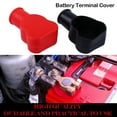 thumbnail image 1 of Teissuly 2 pc Car Battery Negative Positive Terminal Covers Cap Insulating Protector, 1 of 9