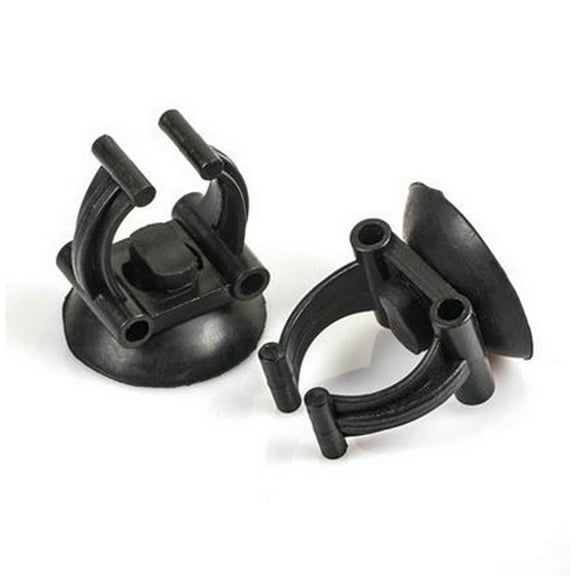 Teissuly 5 Pack Aquarium Suction Cup Clip Black, for Aquarium Heater, Tubing Hose, Plant, Decoration, Fish Tank (Black)