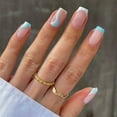 thumbnail image 1 of Teissuly Acrylic Fake Nails Removable Nail Pieces Daily Wear Artificial Nails Nail Art Decorations, 1 of 7