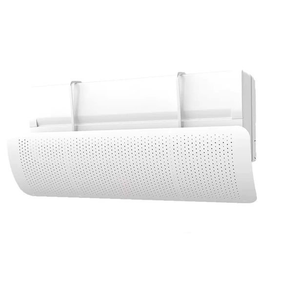 Teissuly Adjustable Air Conditioner Deflector Confinement Air Deflector Outlet Air Wing Air Cooled Baffle Wind Direction Telescopic Windshield for Home
