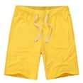 thumbnail image 1 of Teissuly All Cotton Men's Loose Sports Shorts With A Five Piece Waist And Drawstring Casual Shorts For Men, 1 of 5