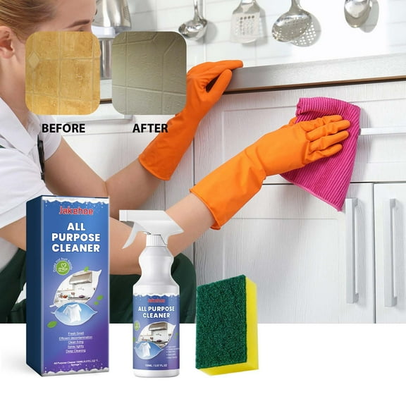 Teissuly All Purpose Cleaner Kitchen And Car Cleaner Multi-Purpose Bathroom Deodorizer 150ml