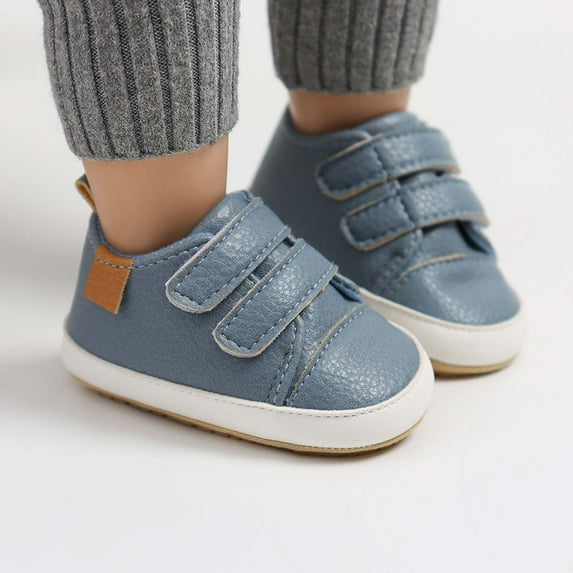 Teissuly Baby Boys Girls Shoes Non-Slip Rubber Sole High-Top Infant First Walking Shoes Toddler Crib Shoes Newborn Loafers Flats