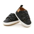 thumbnail image 1 of Teissuly Baby Boys Girls Shoes Non-Slip Rubber Sole High-Top Infant First Walking Shoes Toddler Crib Shoes Newborn Loafers Flats, 1 of 1