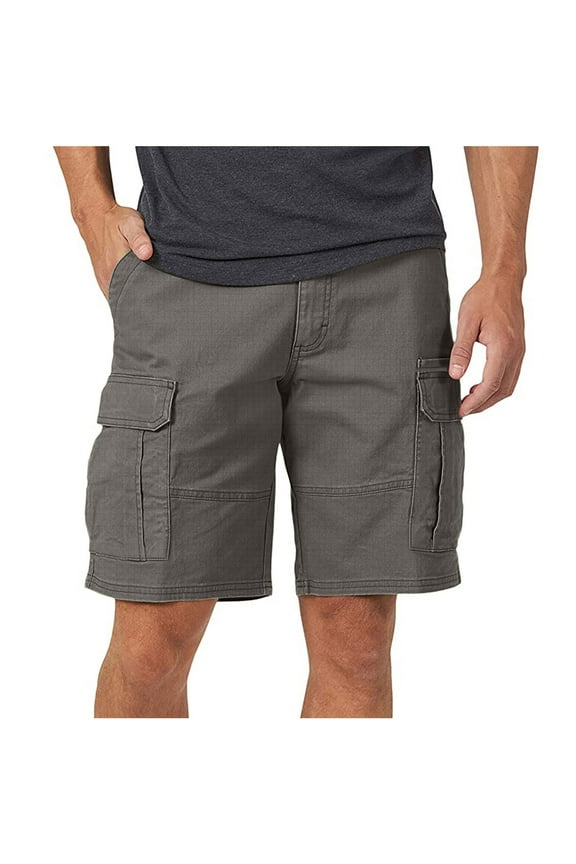 Boys Pocket Solid Color Casual Five Point Casual Shorts