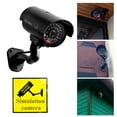 thumbnail image 1 of Teissuly Bullet Dummy Fake Surveillance Security CCTV Solar Powered Camera Simulation Monitor with LED Flashing Light, Outdoor and Indoor Use for Homes & Business, 1 of 9