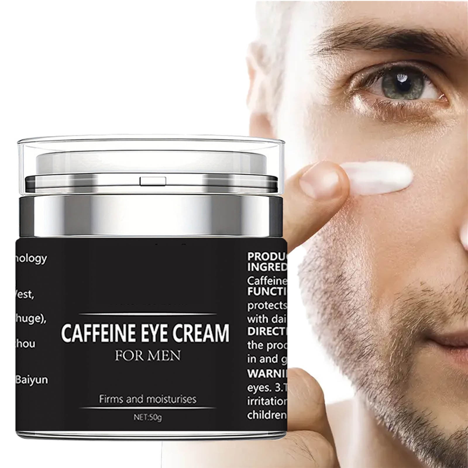 Teissuly Caffeine Eye Cream 50g Hydrating Reducing Fine Lines And