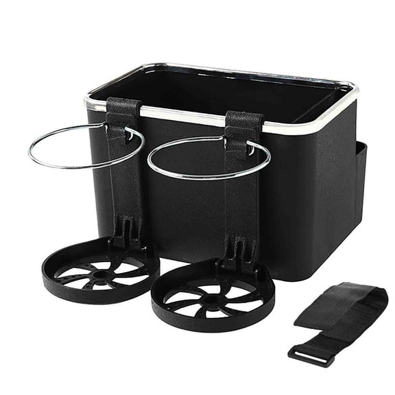 Teissuly Car Armrest Storage Box Water Cup New Car Seat Storage Box With Cup Multifunctional Car Console Side Storage Box Water Cup Tissue Phone