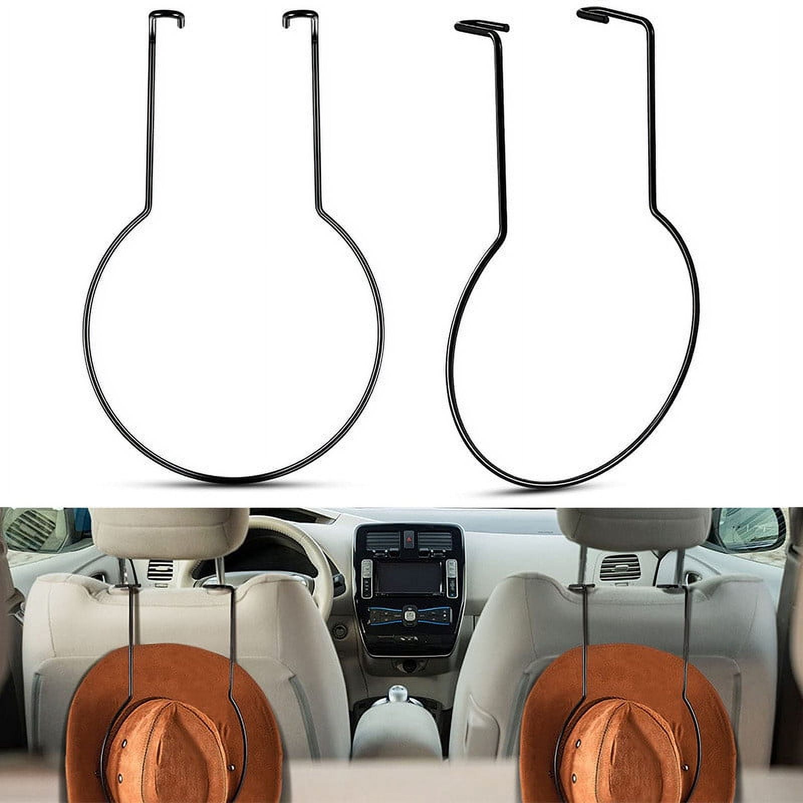 Teissuly Car Hat Holder Car Seat Hook Hat Storage Rack Metal Bending ...