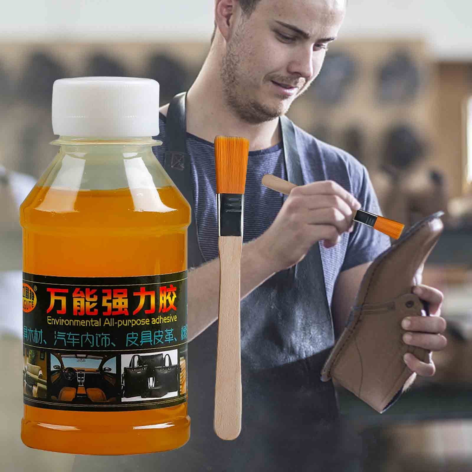 Teissuly Car Roof Liner Repair Glue 100ml Heavy Duty Headliner Adhesive Fast Dry Glue Liquid