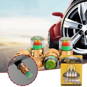 Teissuly Car Tire Pressure Monitoring Cover Sensor Tire Pressure Monitor Stem Cover Sensor Indication Eye Alarm Diagnostic Tool