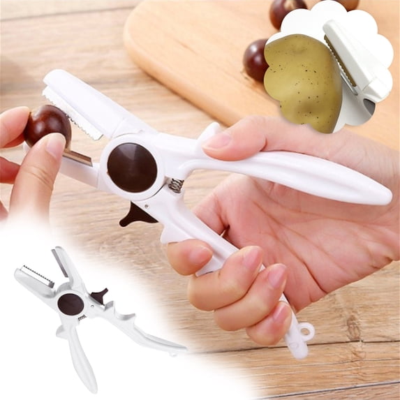 Teissuly Chestnut Sheller Chestnut Peeler Chestnut Sheller Clip Chestnut Mouth Opener Peeling Machine Chestnut Shears And Chestnuts