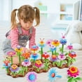 thumbnail image 1 of Teissuly Children's Assembling Garden, Ever-changing Small Garden DIY Set With Building Blocks, Flower Arrangement Assembling And Building Toys For Girls And Boys, 1 of 9