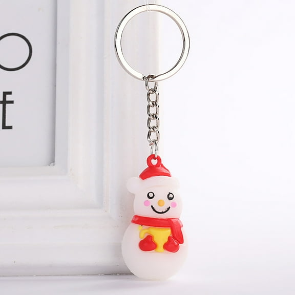 Teissuly Christmas Gifts Christmas Snowman Car Key Chain Children's Christmas Toys