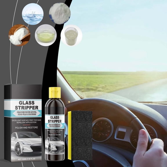 Teissuly Clearance Auto Glass Oil Film Cleaner Rainproof Fogproof Cleaning Coating Window Vision Cleaner 100ml Best Gift
