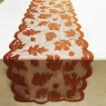thumbnail image 1 of Teissuly Clearance Fall Table Runner 13“x72” - Maple Leaf Lace Table Runner for Thanksgiving Dinner Party Table Decorations - Autumn Home Kitchen Restaurant Decor, 1 of 6