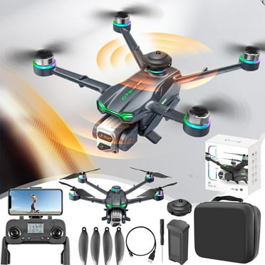 Teissuly Clearance GPS Drone With Screen Remote Control Brushless Motor Drones 5G RC Quadcopter Altitude Hold Obstacle Avoidance For Kids Adults Best Gift