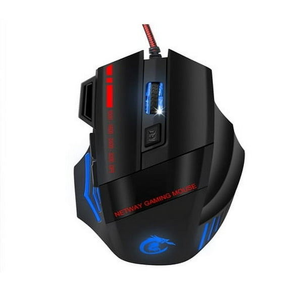 Teissuly Clearance HOT 5500 DPI 7D LED Optical USB Wired PRO Game Mouse For PC Laptop Gaming Best Gift