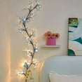 thumbnail image 1 of Teissuly Clearance LED Rattan Lights Branches Simulation Arrangement Indoor Decoration Romantic Ambient Lighting Bedroom Wall Modeling Lights Best Gift, 1 of 3